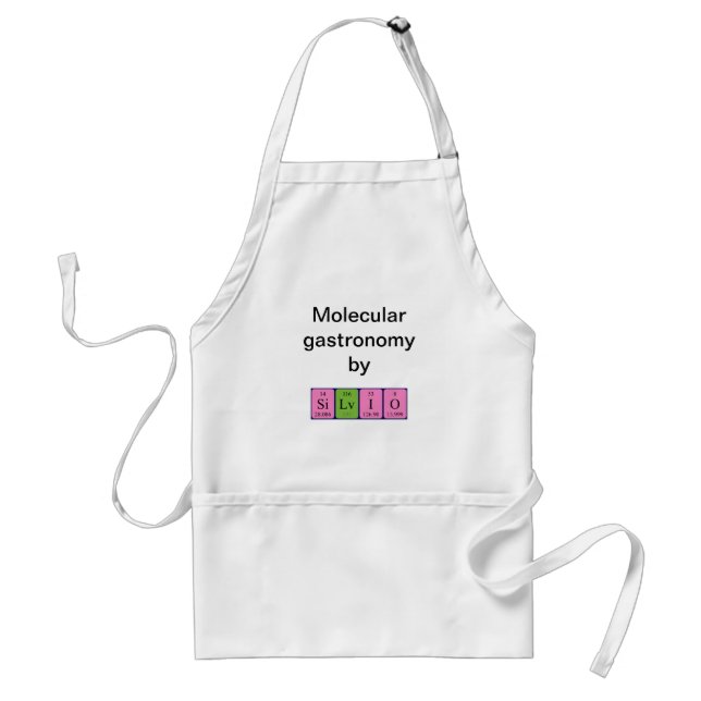Silvio periodic table name apron (Front)