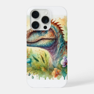 Silvisaurus Serenity 020924AREF143 - Watercolor iPhone 15 Pro Case