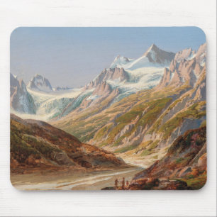 Silvretta Mountain Landscape – Ignaz Dorn Mouse Pad