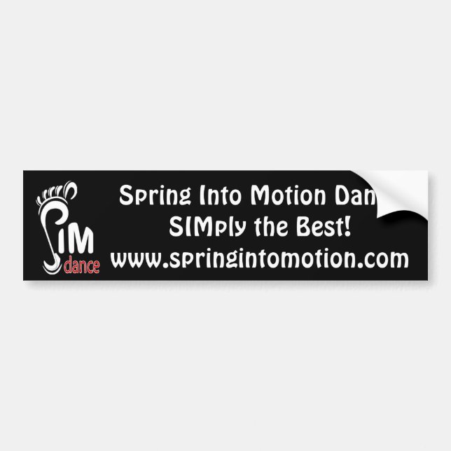SIM Bumper Sticker (Front)