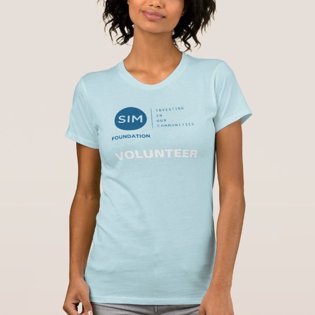 SIM Foundation Logo Volunteer T-Shirt (Front)