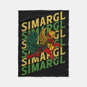 Simargl Paganism Dog Nordic Ancestry National Russ Fleece Blanket