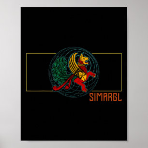 Simargl Paganism Dog Nordic Ancestry National Russ Poster