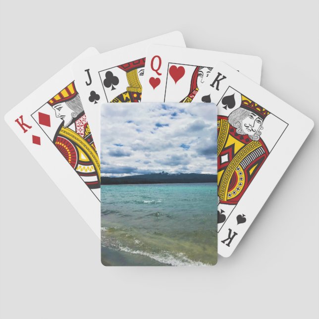Simax Bay at Crescent Lake, Oregon Playing Cards (Back)