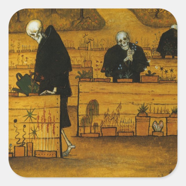 Simberg’s Garden of Death stickers (Front)