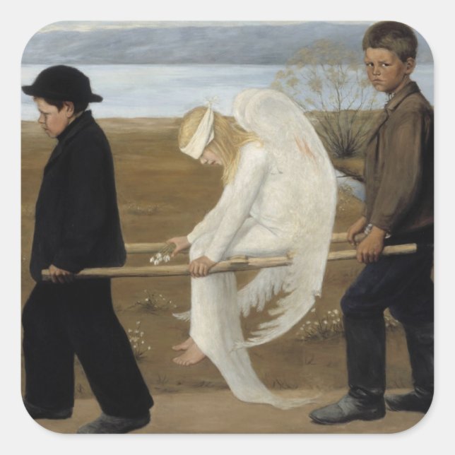 Simberg’s Wounded Angel stickers (Front)