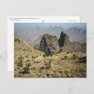 Simien Mountains Ethiopia Postcard