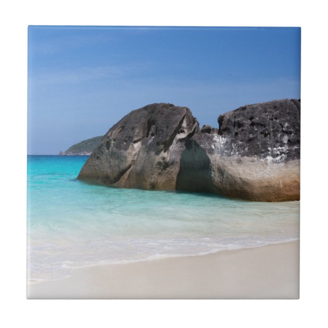 Similan beach Andaman Sea Thailand gift Poster Pos Tile (Front)