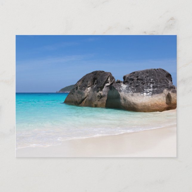 Similan beach Andaman Sea Thailand gift Poster Postcard (Front)