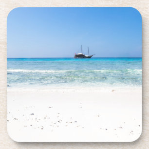 Similan White sand beach and turquoise blue sea Coaster