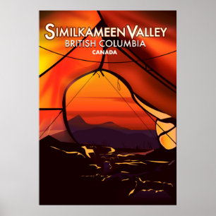 Similkameen Country, Canada vintage travel poster