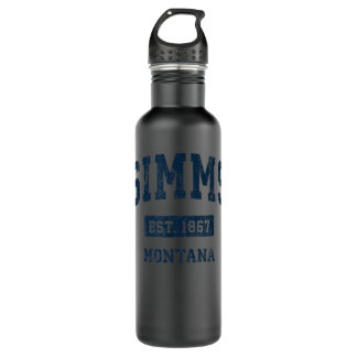Simms Montana MT Vintage Sports Established Navy D 710 Ml Water Bottle