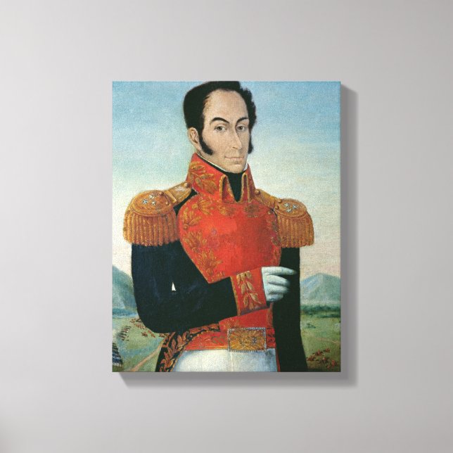 Simon Bolivar Canvas Print (Front)