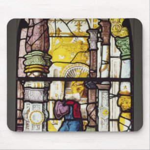 Simon in the Temple beholding the Holy Spirit Mouse Pad