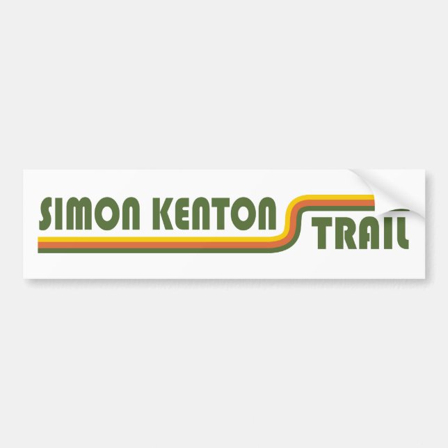 Simon Kenton Trail Ohio Bumper Sticker (Front)