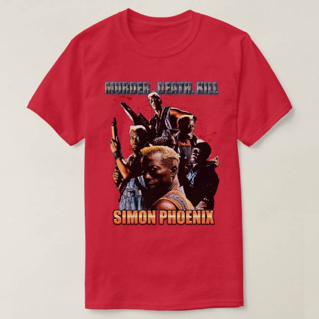 simon Phoenix T-Shirt (Design Front)
