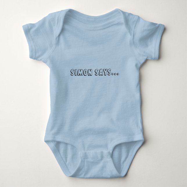 Simon says... baby bodysuit (Front)