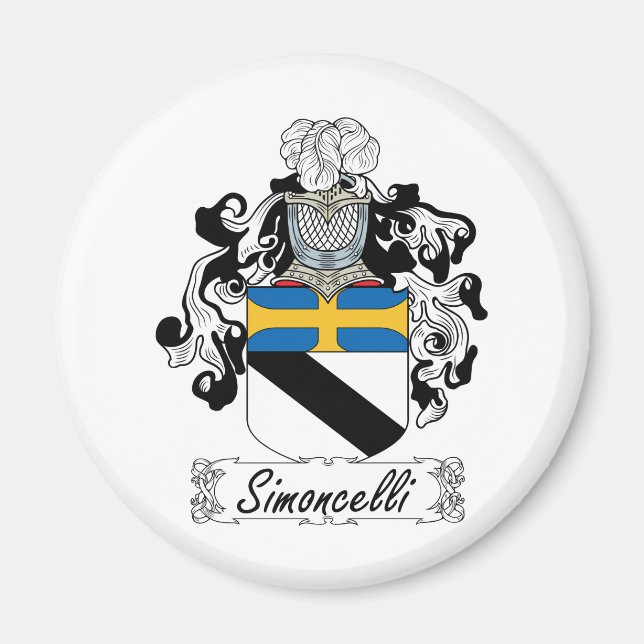Simoncelli Family Crest Magnet (Front)