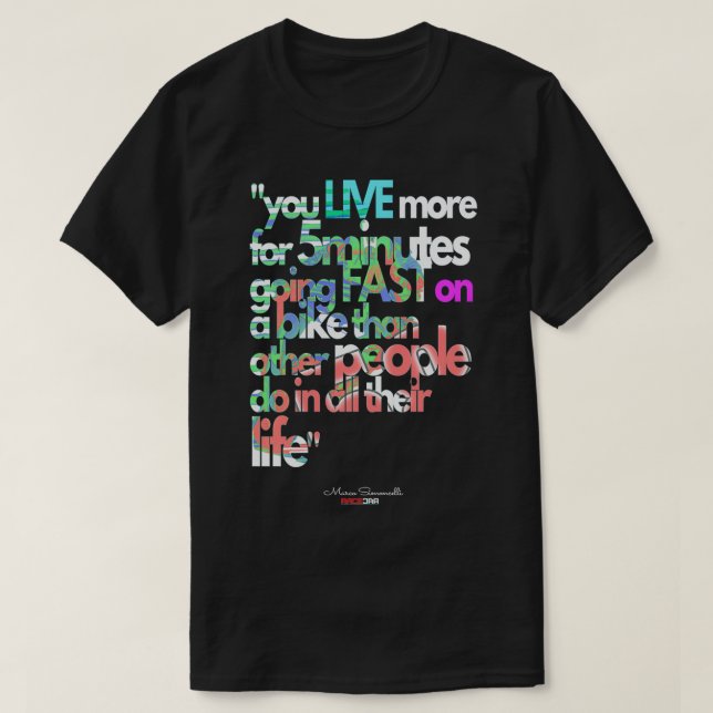 SIMONCELLI Quote Mrk2 T-Shirt (Design Front)