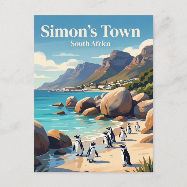 Simon's Town, South Africa Postcard (Front)