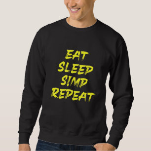 Simp  Sarcastic Egamer & Egirl Internet Meme Natio Sweatshirt