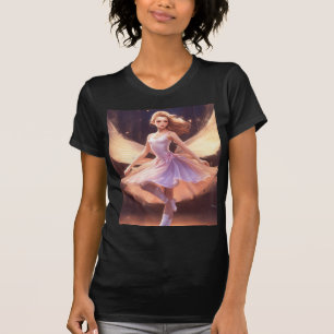 Simpal Black t-shirt Pari design