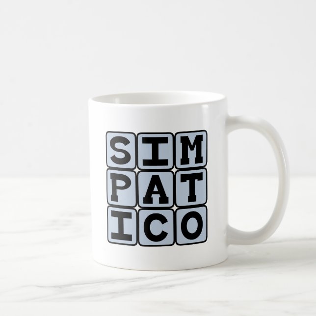 Simpatico, Easy to Get Along With Coffee Mug (Right)
