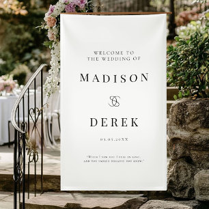Simpel Elegant Wedding WELCOME Banner