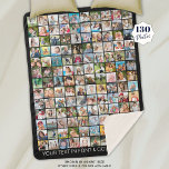 Simple 130 Square Photo Collage Personalised Sherpa Blanket<br><div class="desc">Making your own photo memory keepsake blanket is a great way to cherish and treasure special memories. Create your own utilising this easy-to-upload photo collage template with 130 square pictures and personalised with your custom text. Make as a gift for family members or friends commemorating a special occasion like a...</div>