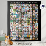 Simple 130 Square Photo Collage Personalised Tapestry<br><div class="desc">Making your own photo memory keepsake tapestry is a great way to cherish and treasure special memories. Create your own utilising this easy-to-upload photo collage template with 130 square pictures and personalised with your custom text. Make as a gift for family members or friends commemorating a special occasion like a...</div>
