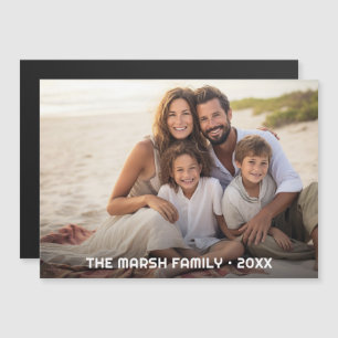 Simple 1 Photo Full Coverage - Chunky Text Overlay