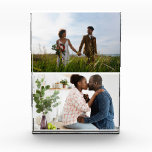 Simple 2 Photo Collage Block<br><div class="desc">Customise your photography. You can make this custom product for special occasions like weddings,  birthdays,  Christmas,  Holidays,  Memorials,  Graduation,  Anniversaries and more. It can also be given as a gift to your best friend,  close friend,  family,  and relatives.</div>