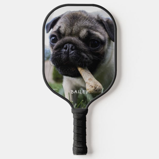 Simple 2 Photo Personalised Pickleball Paddle (Front)