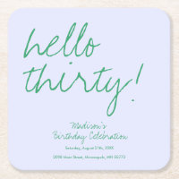 Simple 30th Birthday