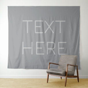 Simple 3 Dimensional Looking Text   Grey Tapestry