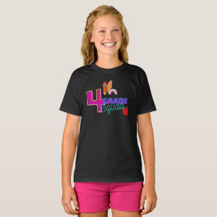 Simple 4th Grade Squad Crew Team Back to school T-Shirt