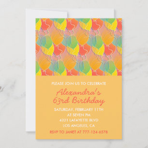 Simple 63rd birthday invitations Balloons Modern