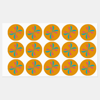 Simple Abstract Butterfly Flight Pattern