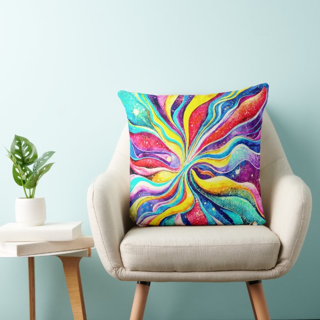 SIMPLE ABSTRACT COSMIC DESIGN CUSHION (Chair)