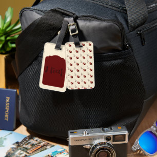 Simple Abstract Luggage Tag
