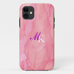 Simple Abstract Watercolor Typography Design Case-Mate iPhone Case