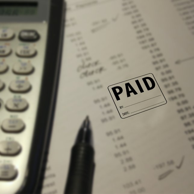 Simple Accountant Paid Rubber Stamp (Creator Uploaded)