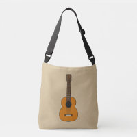 Simple Acoustic Guitar Cartoon