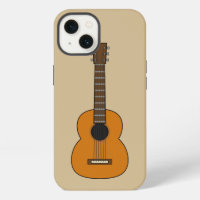 Simple Acoustic Guitar Cartoon