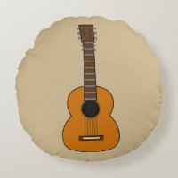 Simple Acoustic Guitar Cartoon