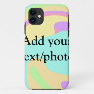 Simple acrylic pour marble add your text name cust Case-Mate iPhone case