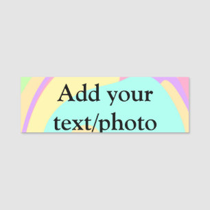 Simple acrylic pour marble add your text name cust tag