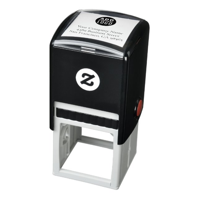 simple add a logo corporate business self-inking stamp (Product)