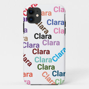 SIMPLE add name typography calligraphy colour name Case-Mate iPhone Case