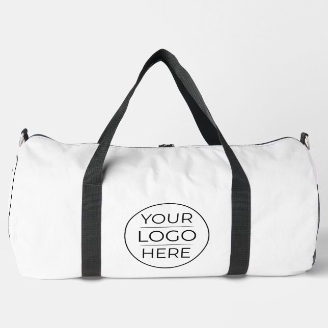 Simple Add Your Logo Business Duffle Bag (Front)